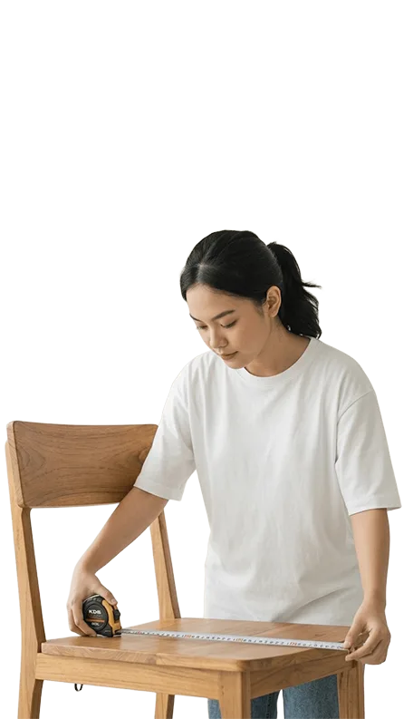 Custom Furniture - Cewek Jepara Ukur Kursi